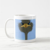 Mug Amusant Ostrich George Et Mignonne Ladybug (Gauche)