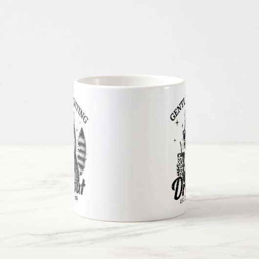 Mug Amusant Parenting Gentle Dropout Raccoon Mère (Centre)