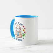Mug Amusant paresseux (Devant gauche)