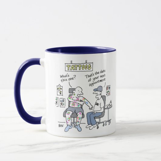 Mug Amusant Parlour de tatouage (Gauche)