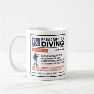Mug Amusant Plongée Sous-Marine Conception de la presc
