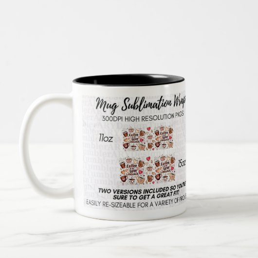 mug amusant pour amateur de café (Gauche)