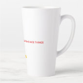 Mug Amusant pour Amateur de Chiens - Je Travaille (Droite)