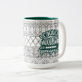 Mug amusant : Prudence Mood Swing en cours Vert (Devant droit)