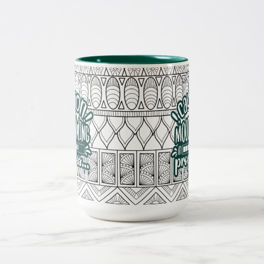 Mug amusant : Prudence Mood Swing en cours Vert (Centre)