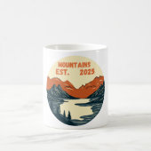 Mug Amusant randonnée, l'aventure attend (Centre)