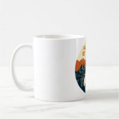 Mug Amusant randonnée, l'aventure attend (Gauche)