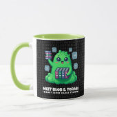 Mug Amusant Rencontre Blob S. Torage Arrière - plan bi (Gauche)