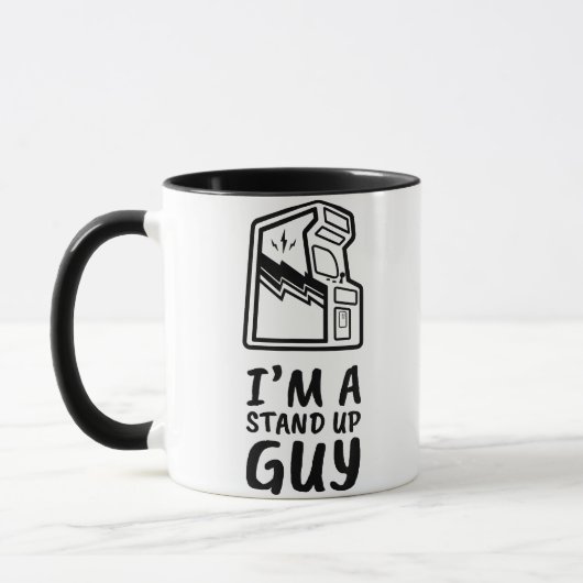 Mug Amusant Retro Gamer Arcade Old School 80's Video G (Gauche)