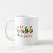 Mug Amusant Rétro Merry Goosemas Noël Silly Goose X (Gauche)
