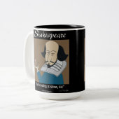 Mug amusant - Shakespeare Le Jouage de l'araigne (Devant gauche)