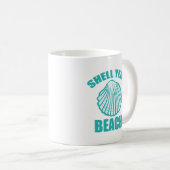Mug Amusant Shell Ouais Plage Pun (Devant droit)