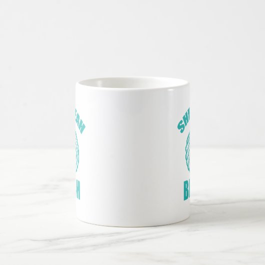 Mug Amusant Shell Ouais Plage Pun (Centre)