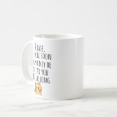 Mug Amusant S'Il Vous Plaît Bien Se Bien Bientôt (Devant gauche)