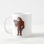 Mug Amusant Sloth Exercice Poids Lifting Gym Ra (Gauche)