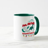 Mug Amusant, vieux style Griswold Noël de famille (Devant droit)
