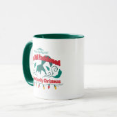 Mug Amusant, vieux style Griswold Noël de famille (Devant gauche)