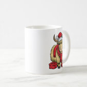 Mug Amusant Yak Lover Noël Père Noël Noël Yak (Devant droit)