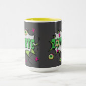 Mug Amusant Zombie Pop Art (Centre)