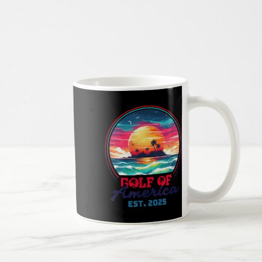 Mug Amusante Amérique des Etats-Unis Chemise Golfe des (Droite)