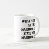 Mug Amusante citation de Mahjong Loover Mahj Humour Am (Devant droit)