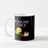 Mug Amusante Conception De Bowling Pour Filles Bowler (Gauche)