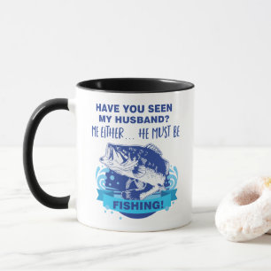 Mug Amusante Épouse De Mari Pêche Mariage Plaisanterie