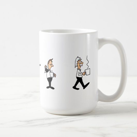 Mug Amusante évolution des buveurs de café (Droite)