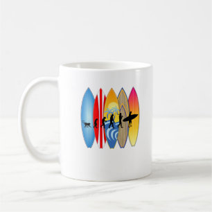 Mug Amusante évolution des surfers