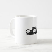 Mug Amusante évolution du nuage blanc au mouton et au  (Devant gauche)