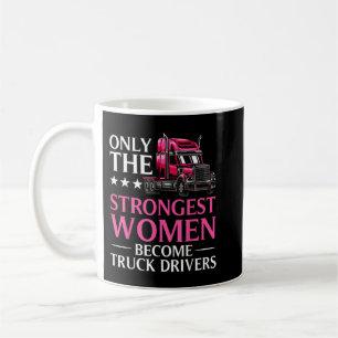 Mug Amusante Femme Conducteur De Camion Conception Pou