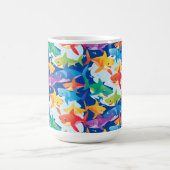 Mug Amusante fête de ballon d'anniversaire de requin a (Centre)