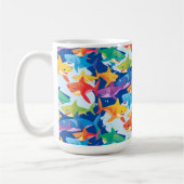 Mug Amusante fête de ballon d'anniversaire de requin a (Gauche)