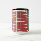 Mug Amusante fille moustache (Centre)