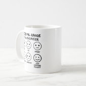 Mug Amusante Gamme Émotionnelle D'Un Ventilateur D'Ing (Devant gauche)