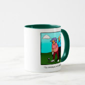 Mug Amusante Humour De Golf Pour Elle (Devant droit)