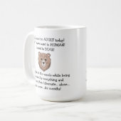 Mug Amusante Musique d'ours (Devant gauche)
