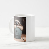 Mug Amusante Salle de bain Décor Mur Art Sloth (Devant gauche)