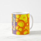 Mug Amusants 70 Style bulles (Devant droit)