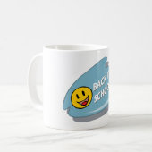 Mug Amusants de retour à l'école visage souriant (Devant gauche)
