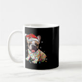 Mug Amusants Français Chien Chien Chien Arbre Lumières (Gauche)
