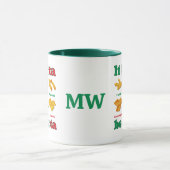 Mug Amusants Italie IT HASTA BE PASTA Monogramme (Centre)