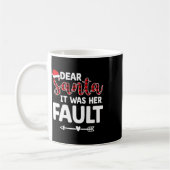Mug Amusants Noël Correspondant Couples Ses Hers Pyjam (Gauche)