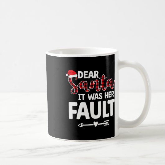Mug Amusants Noël Correspondant Couples Ses Hers Pyjam (Droite)
