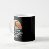 Mug Amusants Ping Pong Table Tennis Gauche Joueur Main (Devant gauche)