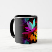 Mug Amusants Style moderne psychédélique Couleurs arc- (Devant gauche)