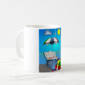 MUG AMUSEMENT À LA PLAGE (Devant gauche)