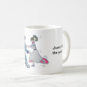 Mug Amusement bidon ! rock de danse d'oscillation (Devant droit)