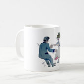 Mug Amusement bidon ! rock de danse d'oscillation (Devant gauche)