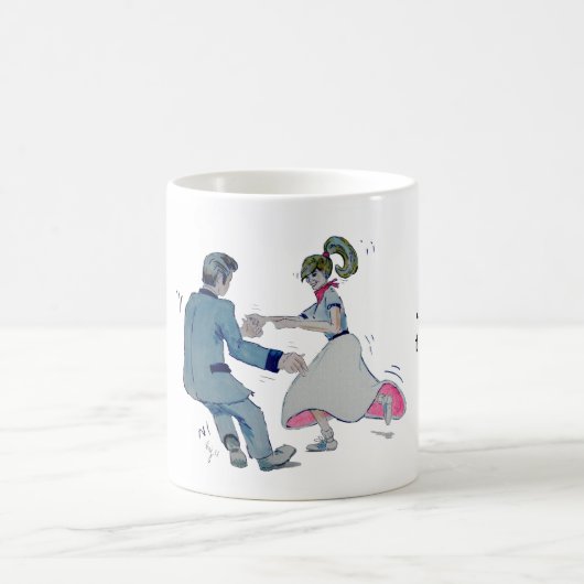 Mug Amusement bidon ! rock de danse d'oscillation (Centre)